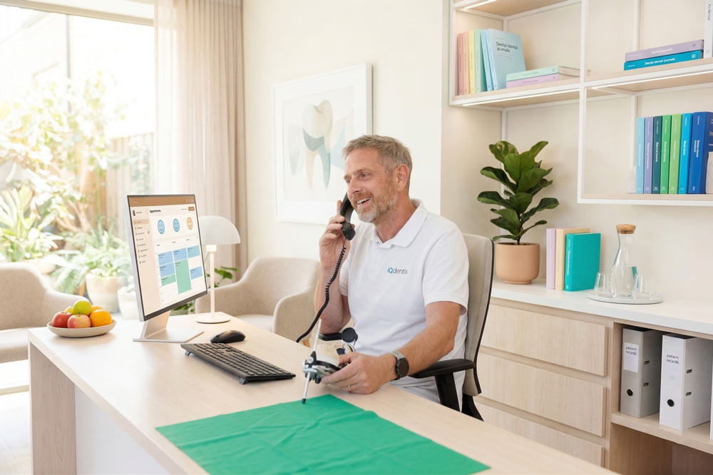 Teleskoparbeiten bei iqdentis